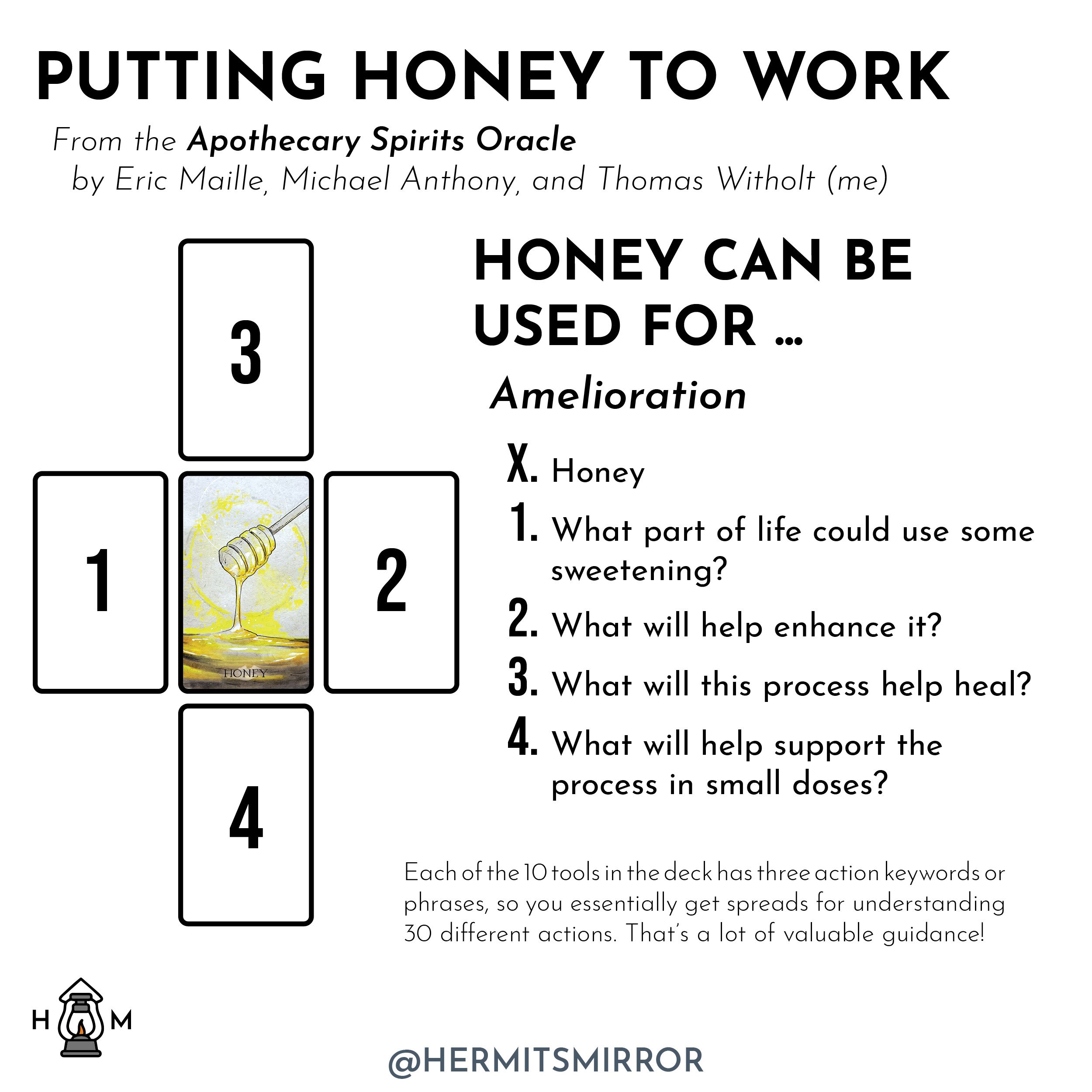 Putting Honey to Work - Apothecary Spirits Oracle - Hermits Mirror 2.jpg