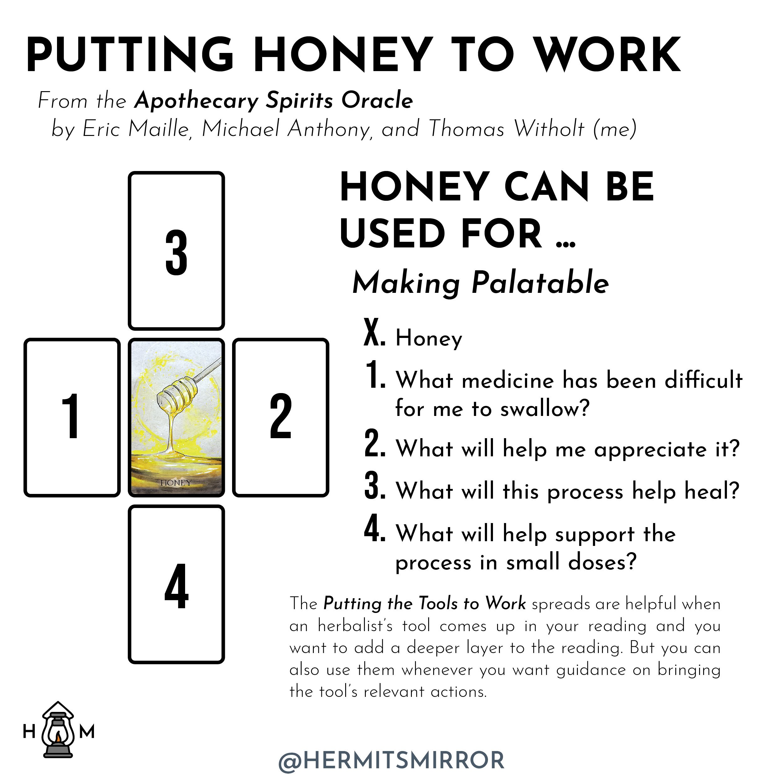 Putting Honey to Work - Apothecary Spirits Oracle - Hermits Mirror.jpg