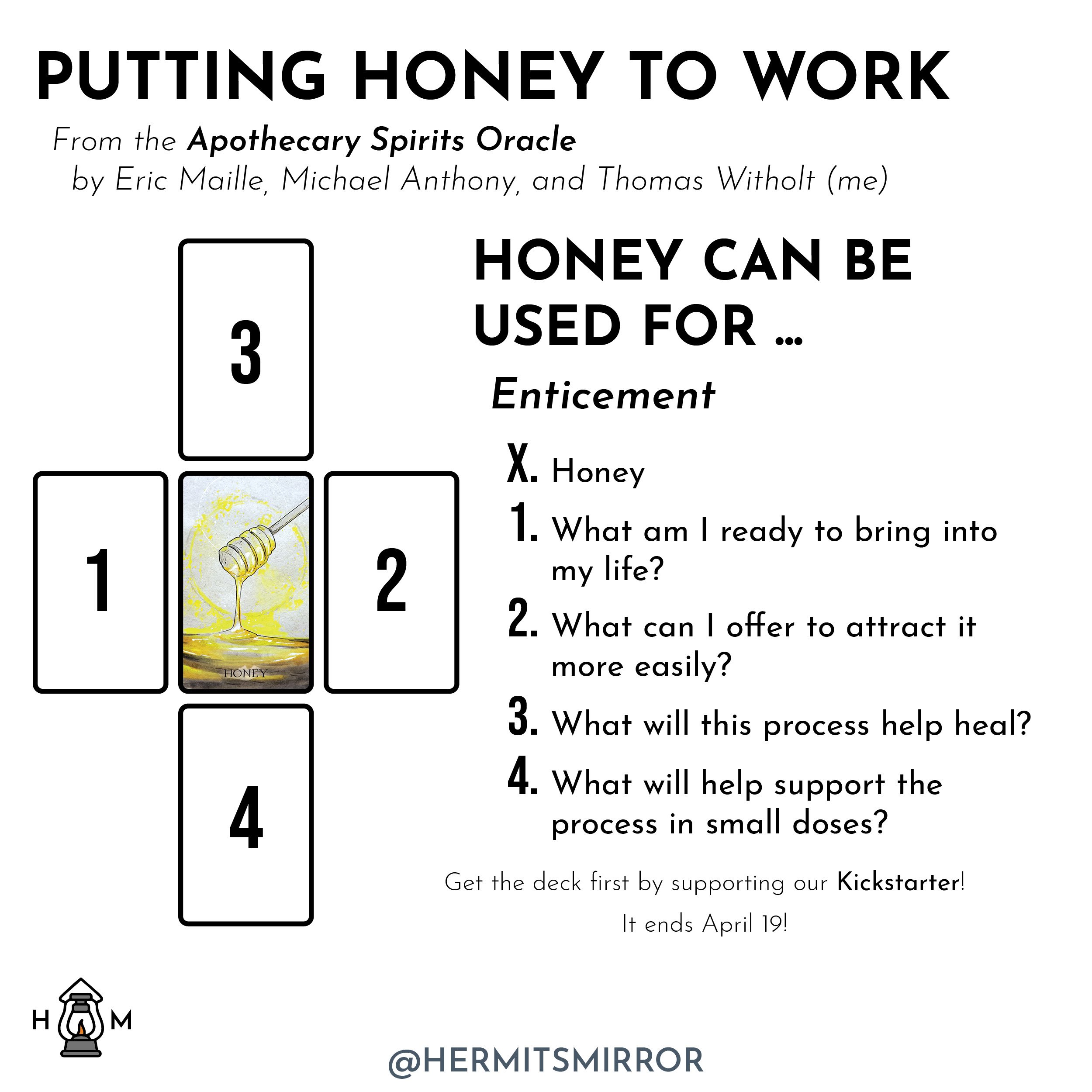 Putting Honey to Work - Apothecary Spirits Oracle - Hermits Mirror 3.jpg