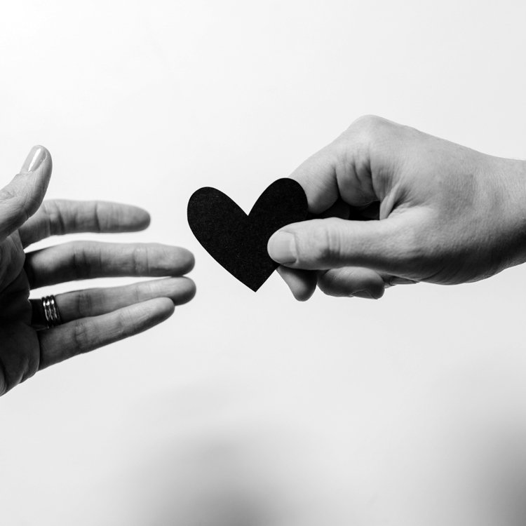 Hands Reaching Out Showing Love