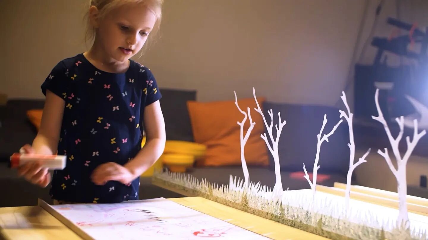 To give credit where it's due. My daughter was my assistant on the YouTube post and the star of the show. I'm sure you'll agree.

We started making a made a paper animation music video together. The results are up on YouTube for all to see. 

#youngf