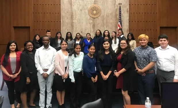 Houston Bar Association/CIS legal interns had the opportunity to visit judges like the Honorable Vanessa Gilmore.