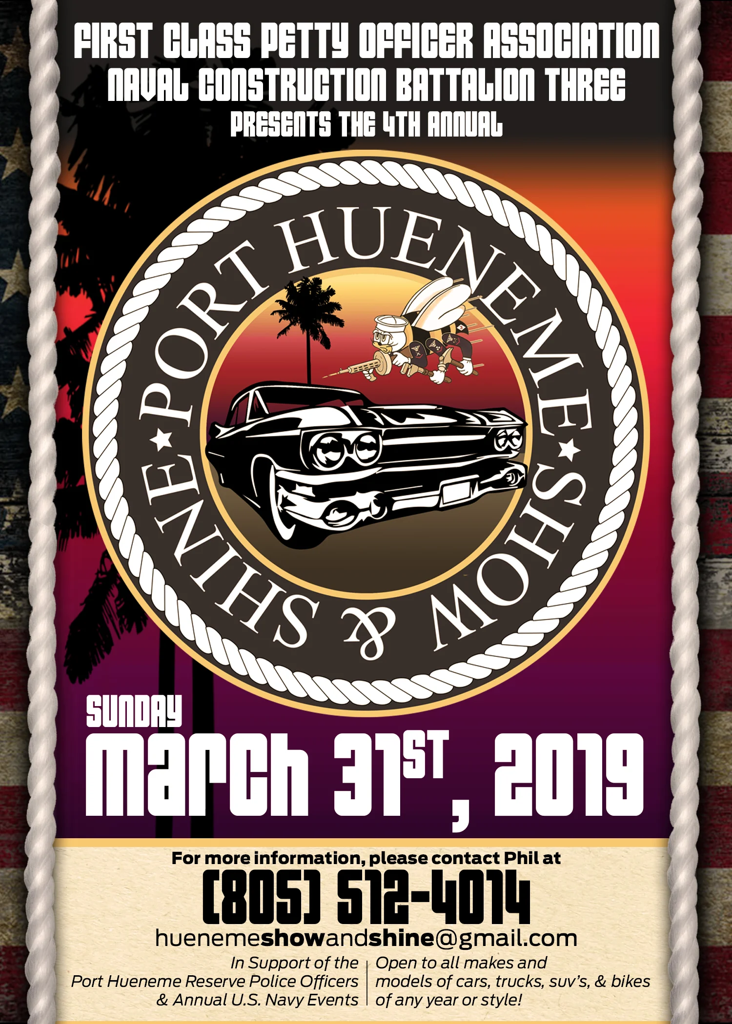 PORT HUENEME SHOW AND SHINE 2019 FLYER FRONT.jpg
