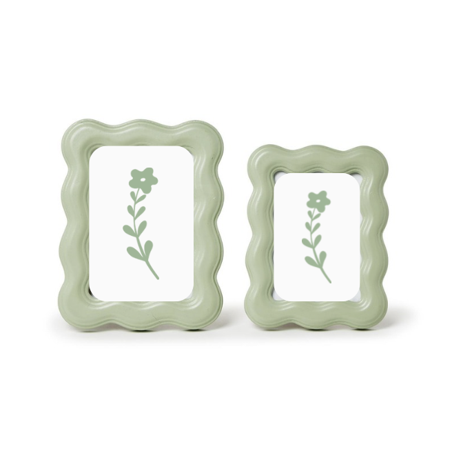 Wavy Wood Photo Frame