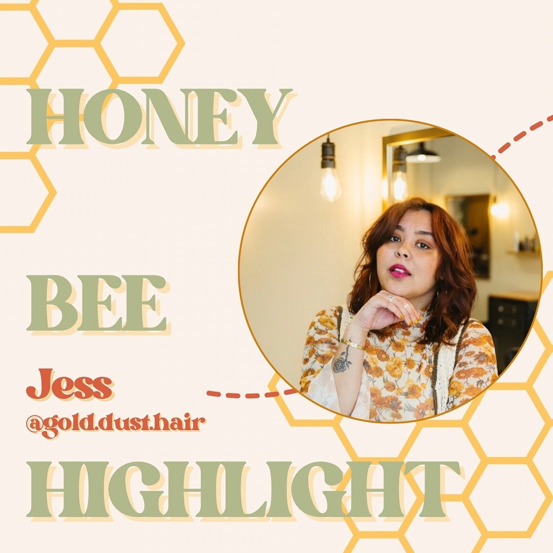 Honey Bee Highlight: ✨Jess✨

🐝 I&rsquo;m a Honey Bee and level 2 stylist

🐝 I specialize in shag haircuts &amp; lived-in colors

🐝 In another life I&rsquo;m sure I was a witch 🔮

🐝 I truly love forming relationships with my clients! Having them 