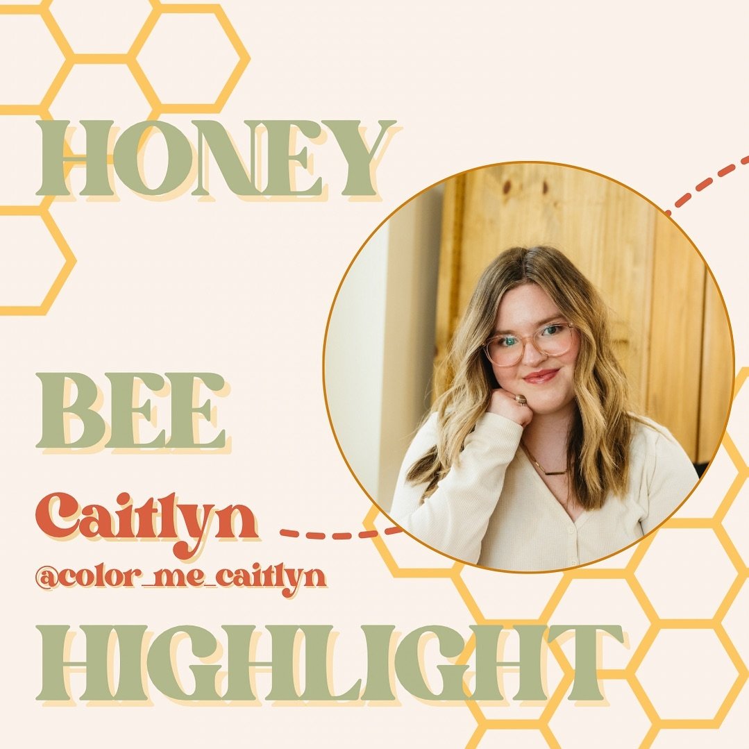 Honey Bee Highlight: ✨ Caitlyn ✨

🐝 I&rsquo;m a Honey Bee and a level 3 stylist

🐝 I specialize in lived-in blonding and curly cuts

🐝 I love getting to know my clients and transforming their hair to make them feel more confident!

🐝 My favorite 