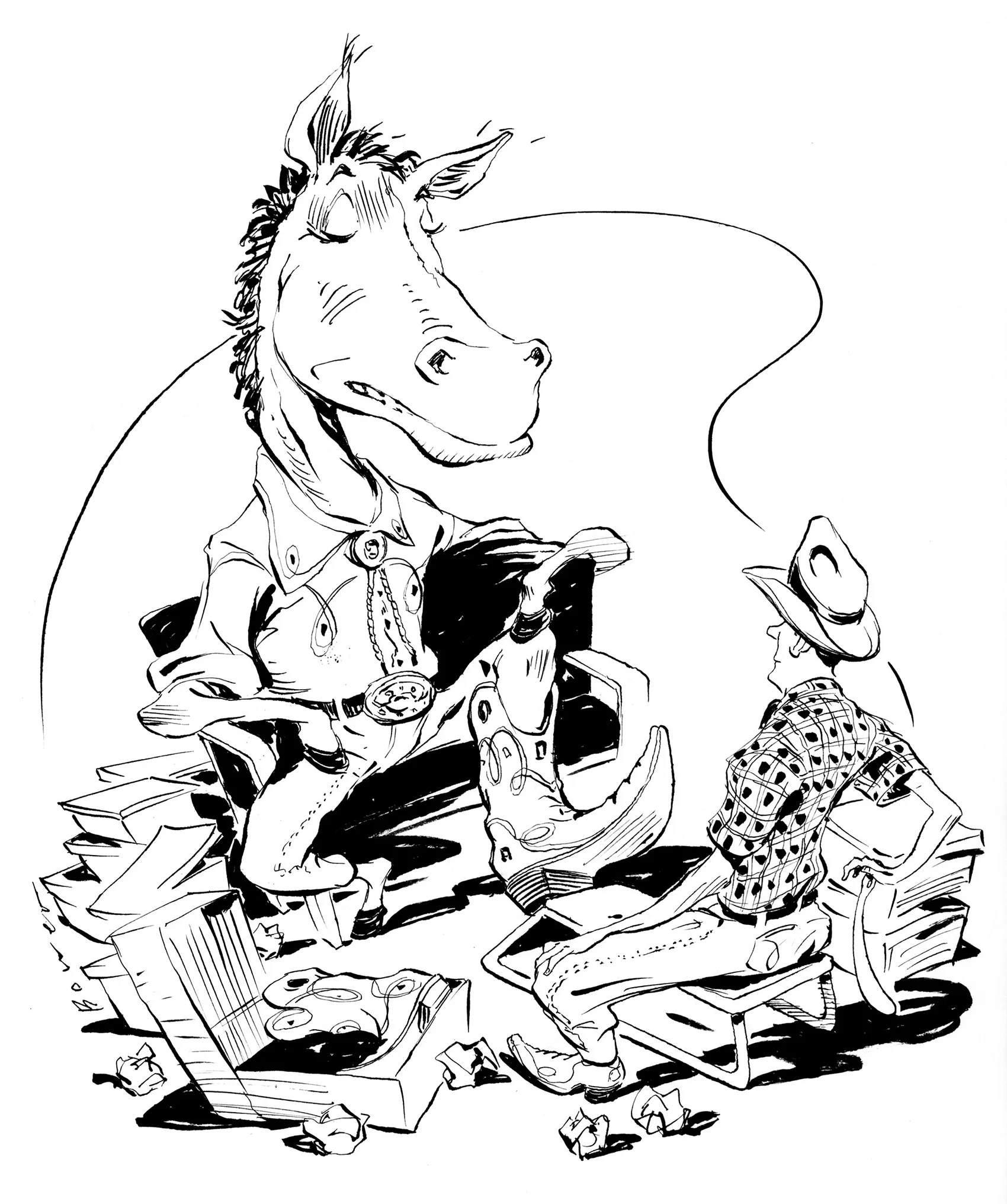 TO SHOE A HORSE