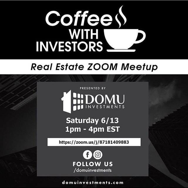 Come Join us this Saturday for our monthly virtual meet up on zoom. Room  number 87181409833 from 1-4pm Est