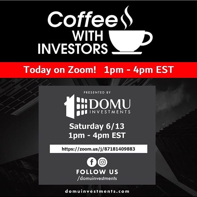 Calling all investors and future investors! Free zoom call to further your education
.
.
Are you looking for an online community of like minded investors? Want to share ideas and listen to experienced real estate professionals? If so, we will see you