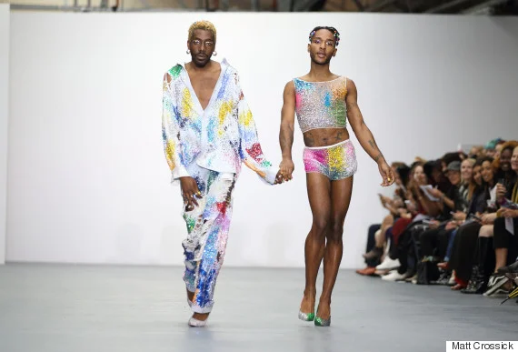 Notcutt has collaborated with brands such as Ashish (pictured above), Asai, and Cottweiler.