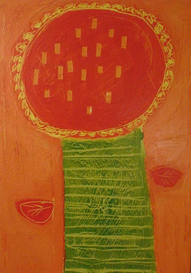 Orange Sunflower 25.5 X 36 .jpg