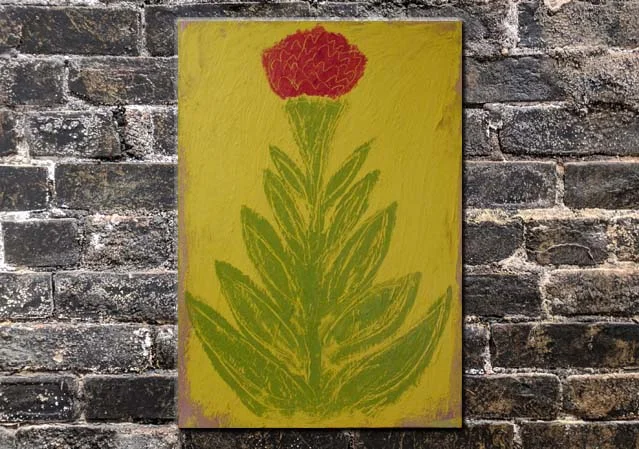 Wildflower - Red on Yellow brick.jpg
