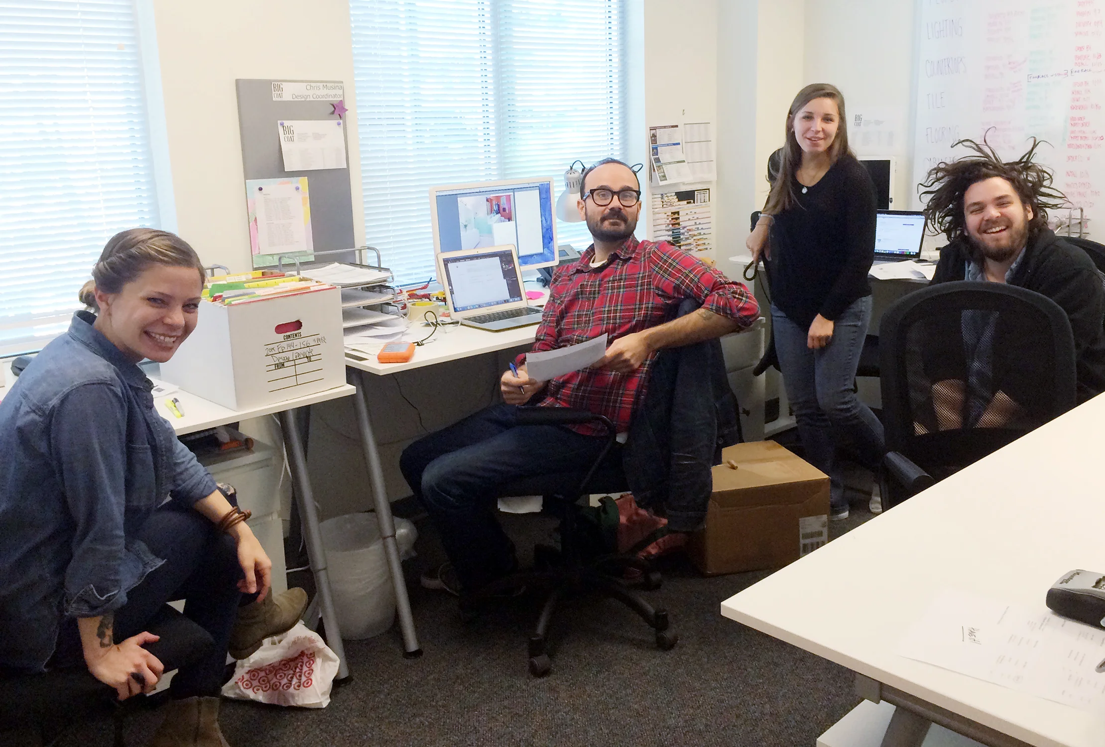 So much fun working with the design team!
