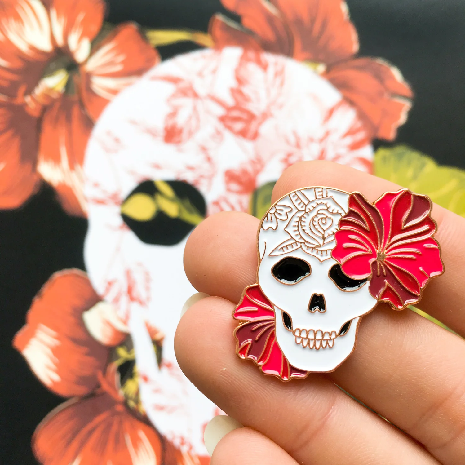 Hibiscus-Skull-with-Wallpaper-Sugar-Skull-Print.JPEG