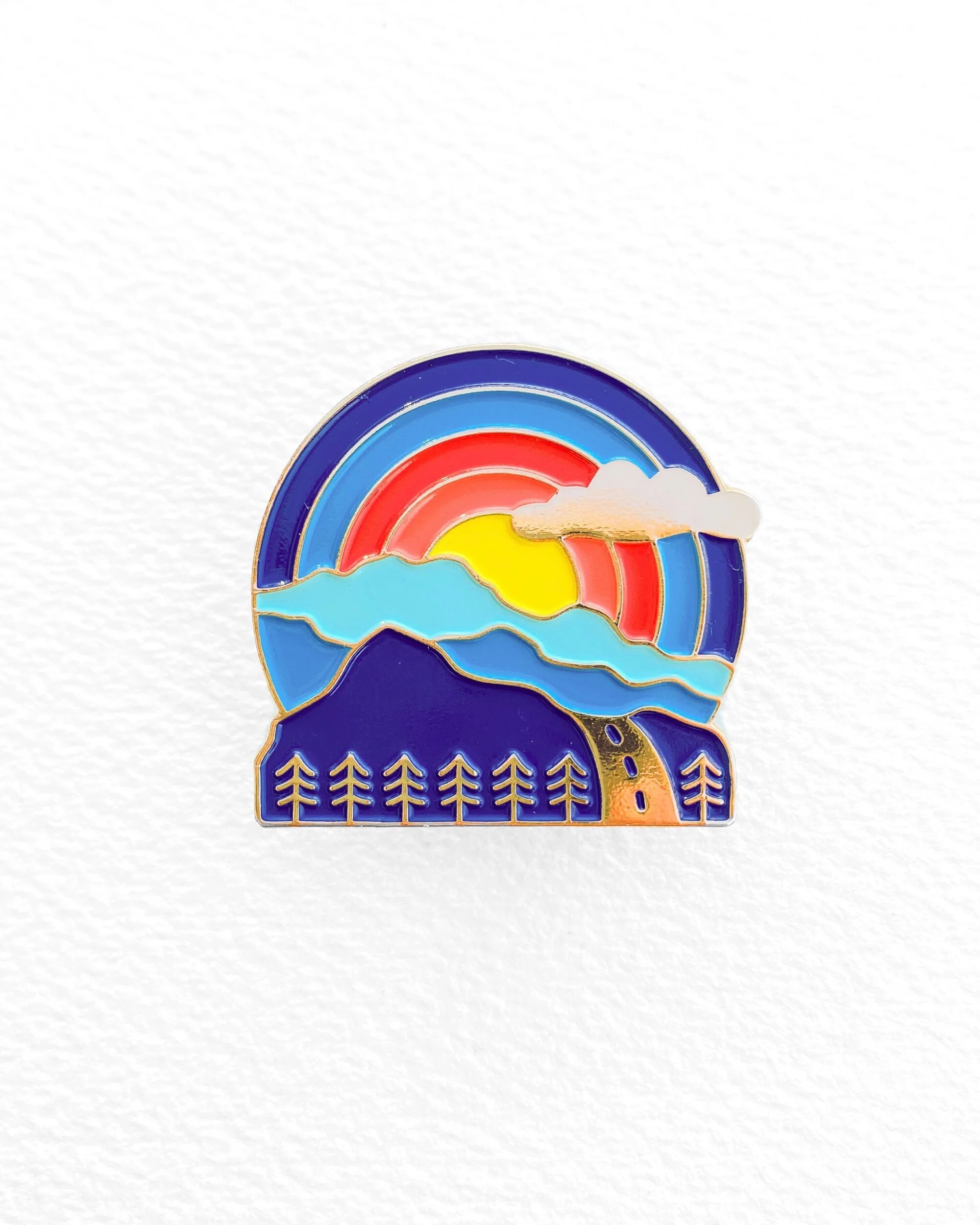 Mountains Pin