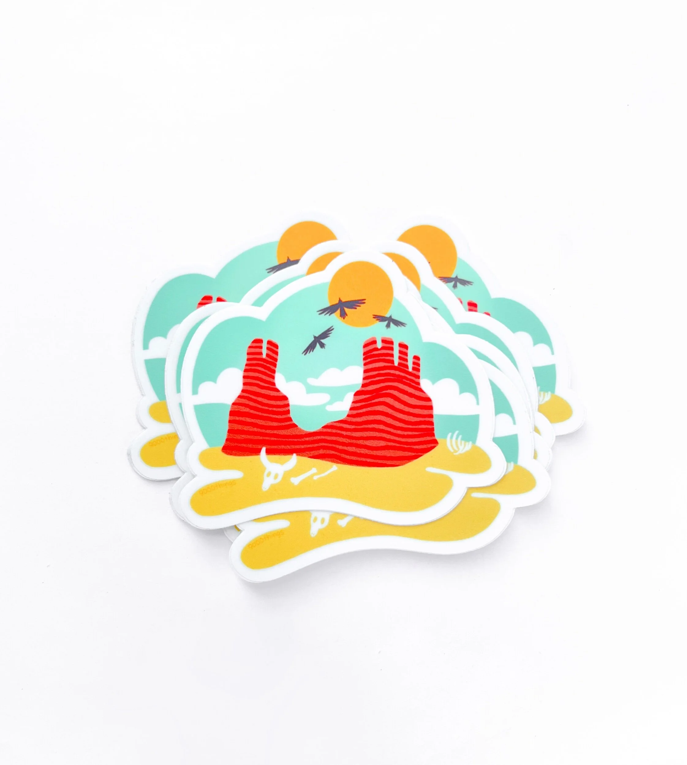 Desert Landscape Sticker