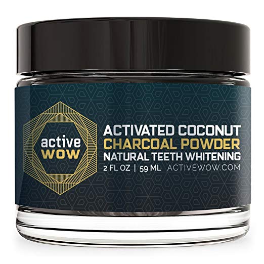 Active Wow Teeth Whitening Charcoal Powder