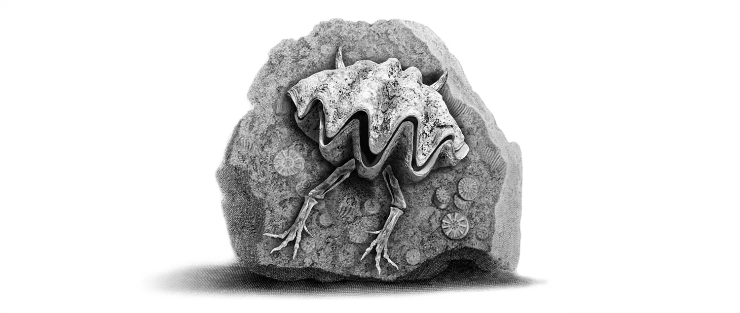 Clamosaurus fossil