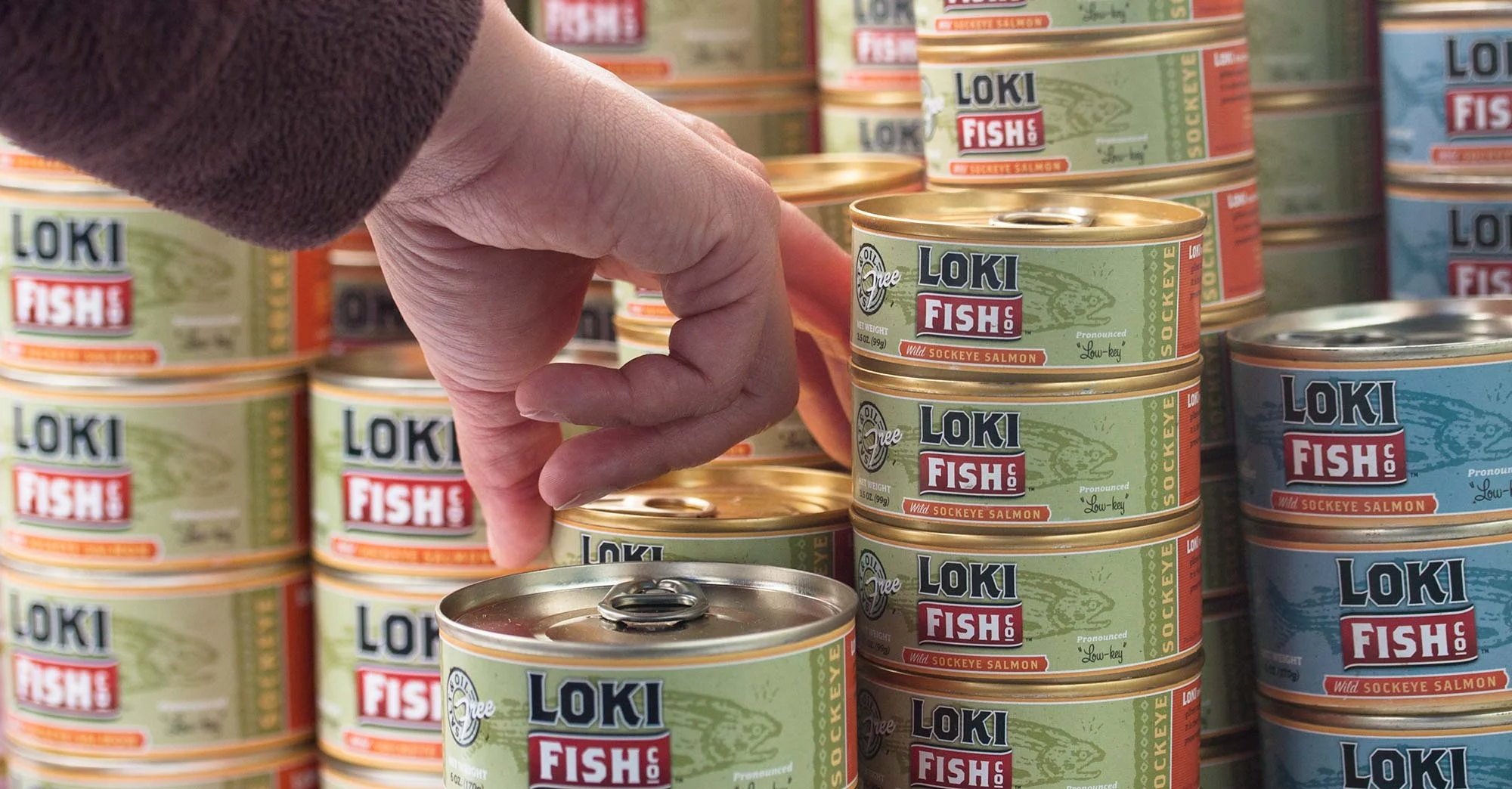 Loki Fish is a family business that sells their catch directly to the public. We've helped buoy them in their markets with branding, packaging, & photography.