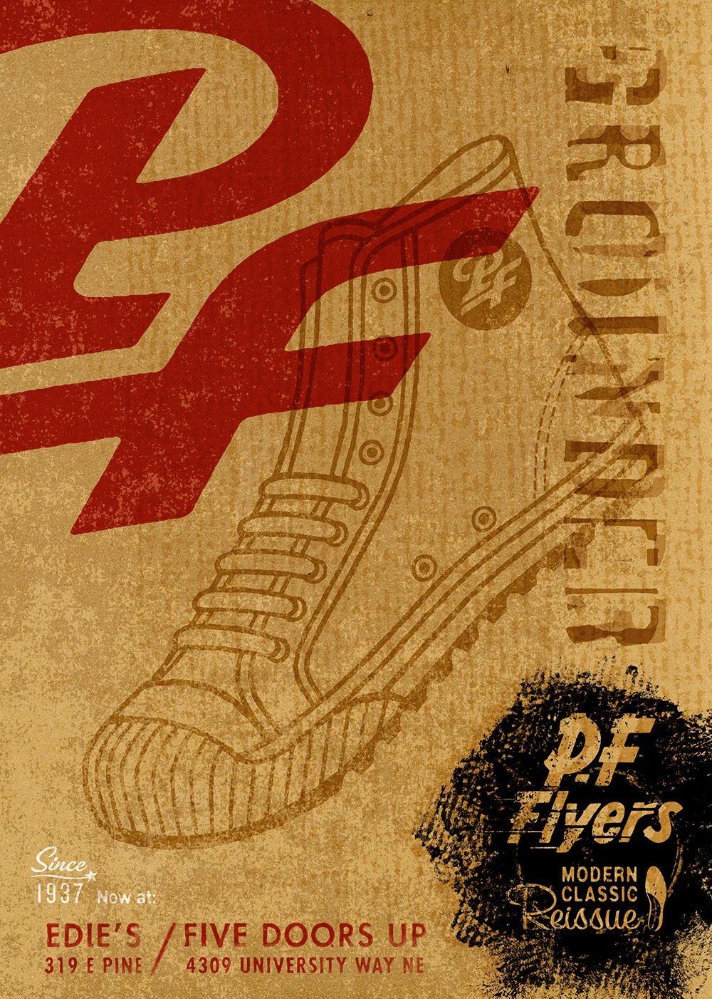 PF Flyers | Grounder Reissue Poster