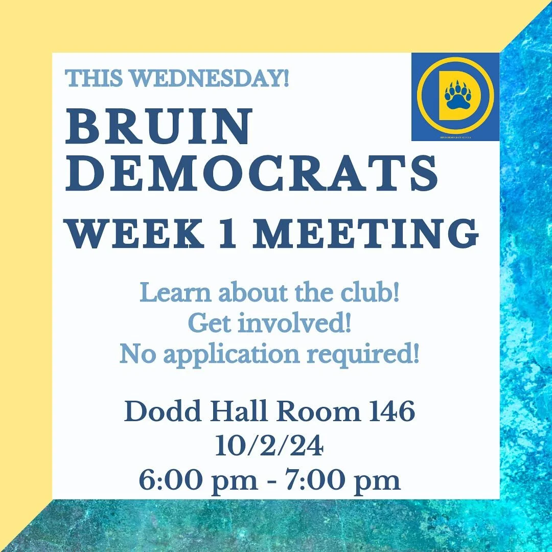 Our first meeting of the year! Come to learn about the club and how to get involved!