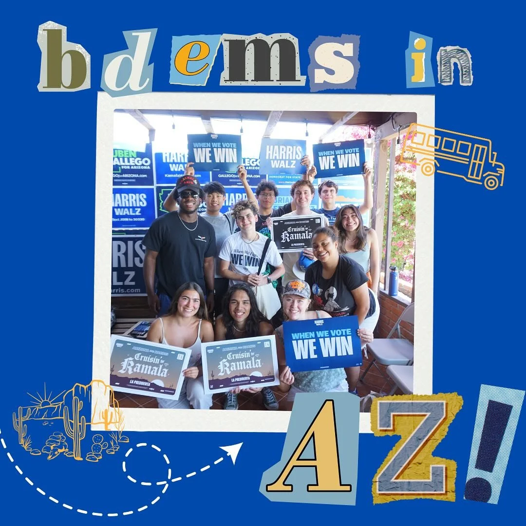 Bruin Dems traveled to Arizona this weekend to canvass in SUCH a pivotal swing state for what could be the most important election yet! We met people who came from all over the country to Yuma to put in all their energy into doing whatever we can to 
