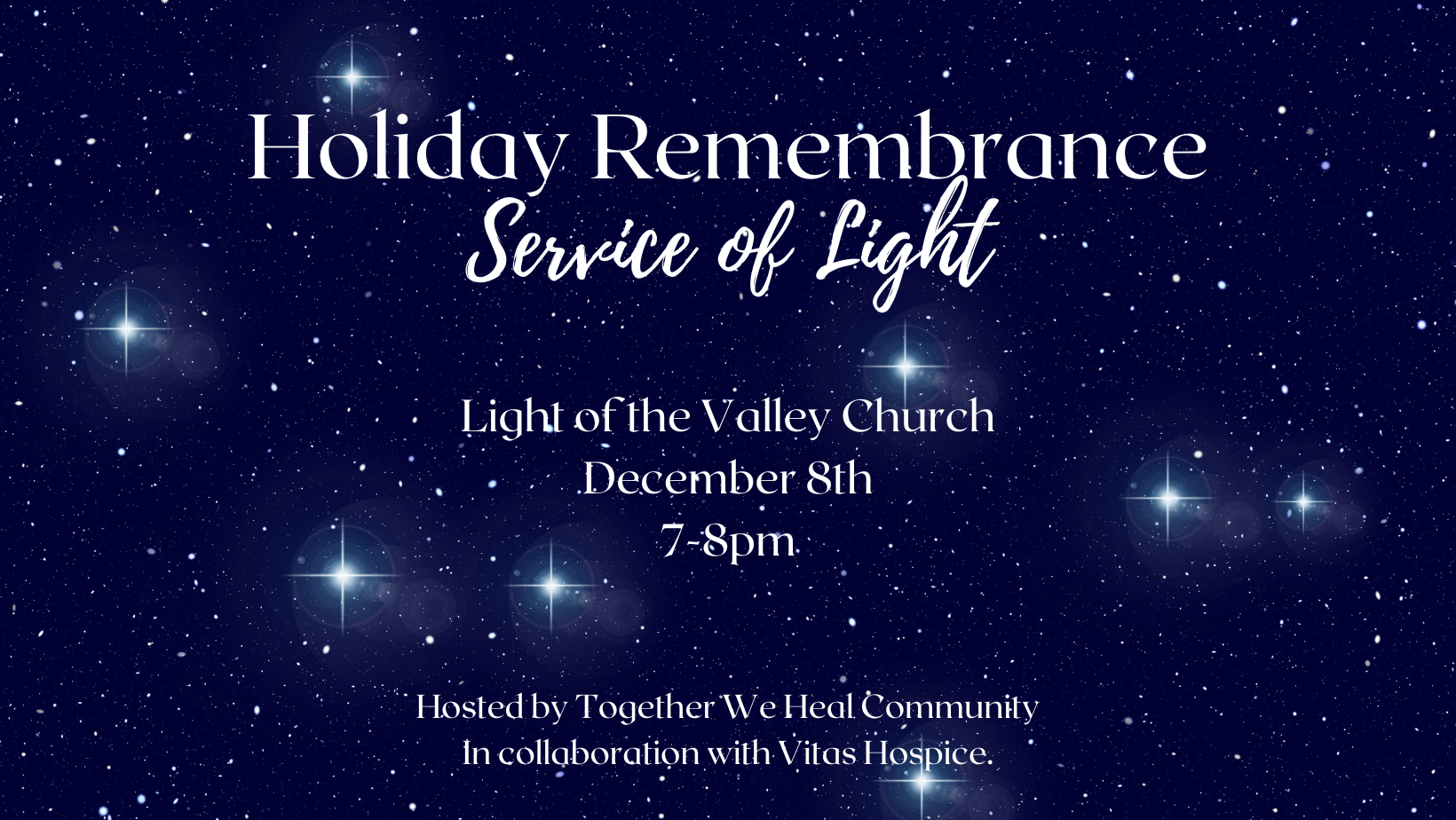 Holiday Remembrance Service of Light