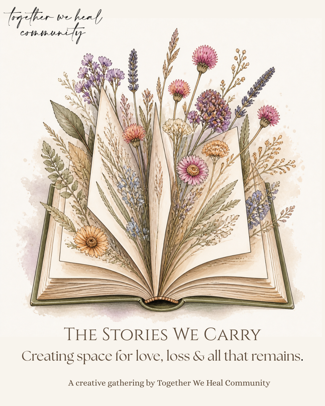 The Stories We Carry-Dried Flower Book Workshop