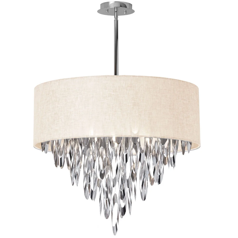 Interior Lighting, Micheline brand name for making sleek and profound lamp shades, signature lighting fixtures from Chandeliers and Pendants to Sconces and Table Lamps.
