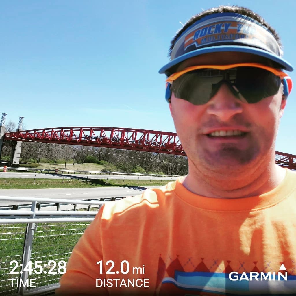 David King knocked out the last long run for the Knoxville Covenant Marathon