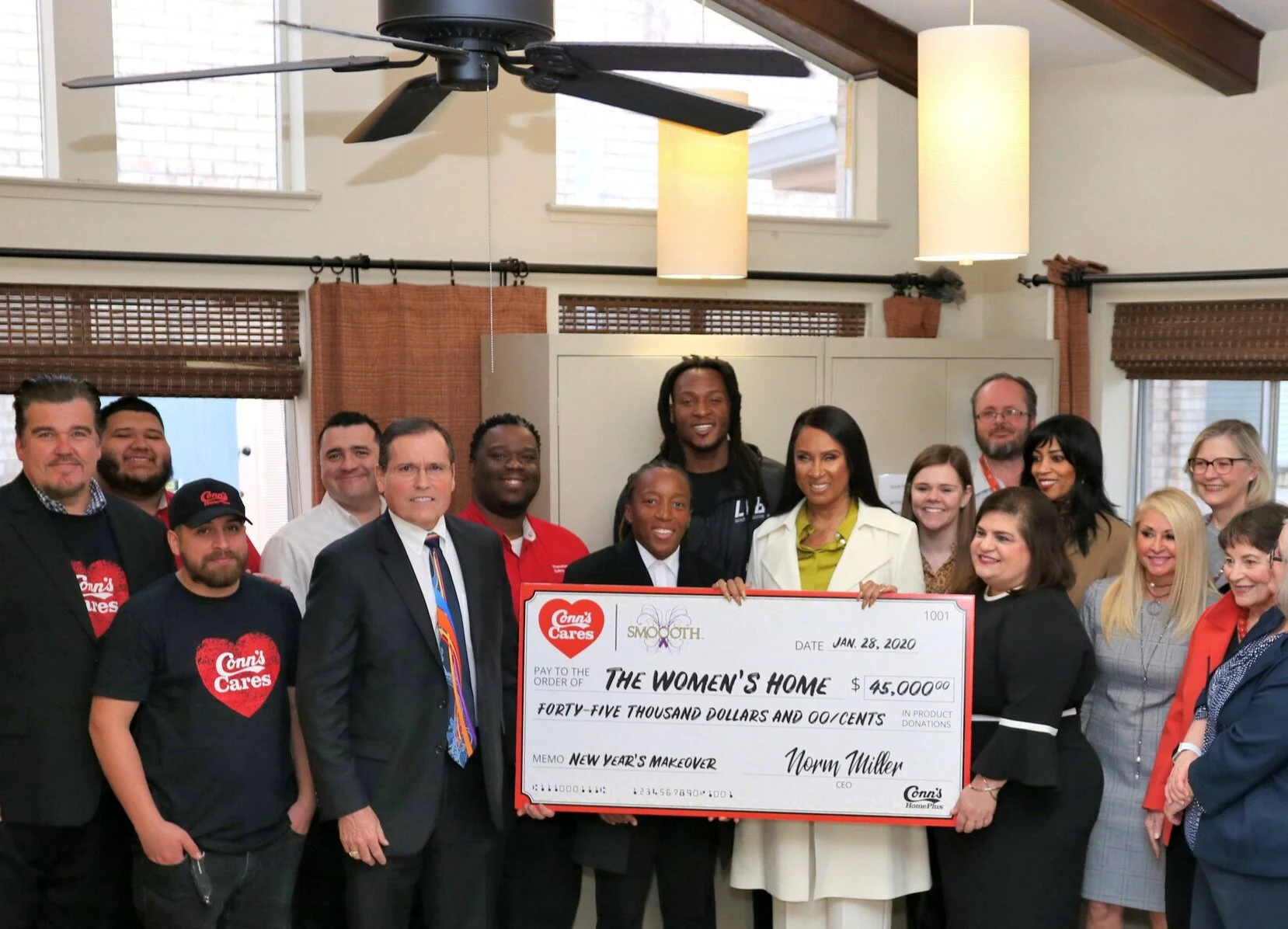 CONN’s Teams up to Renovate The Women’s Home in Houston