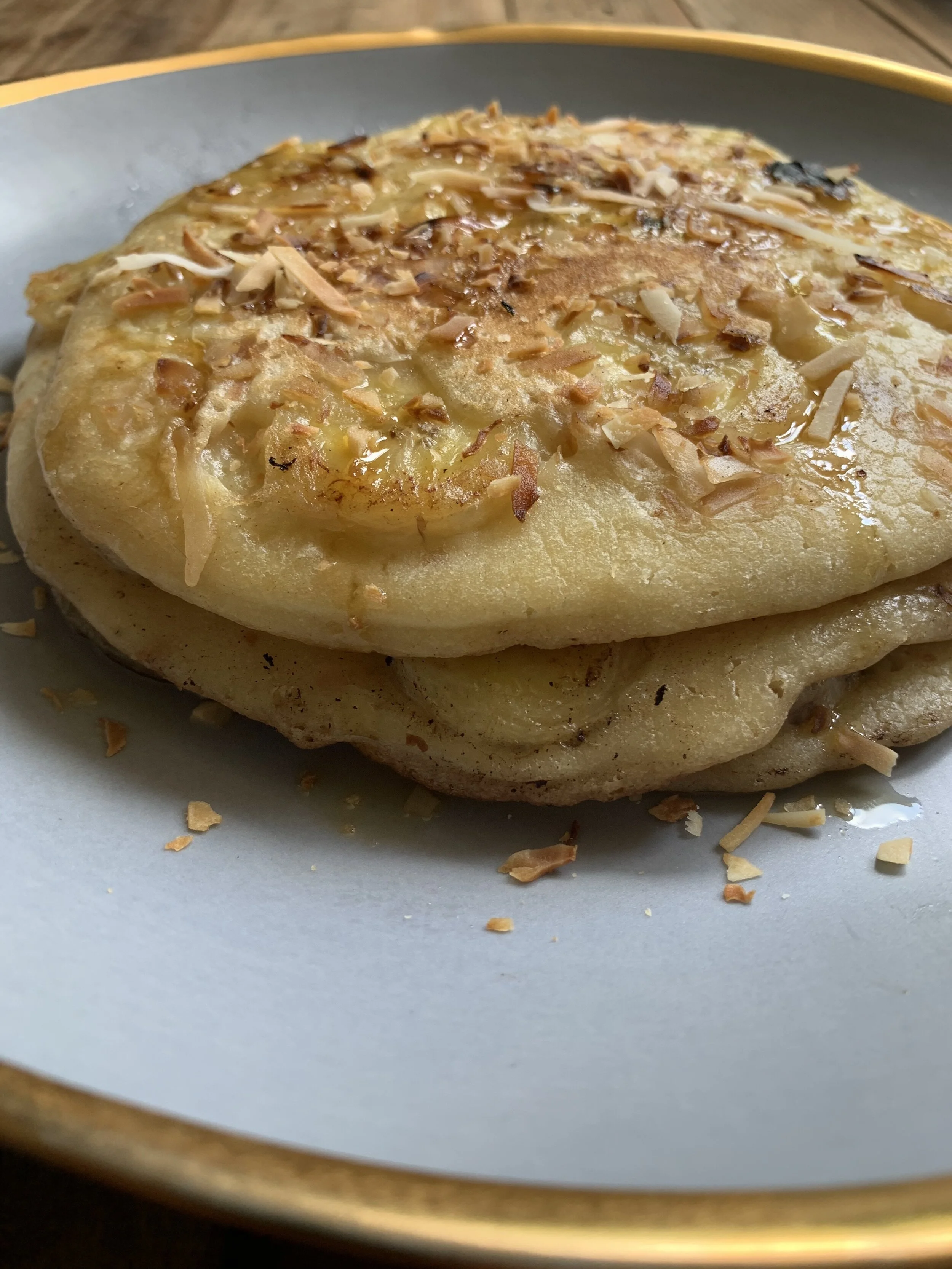 Coconut Banana Pancakes