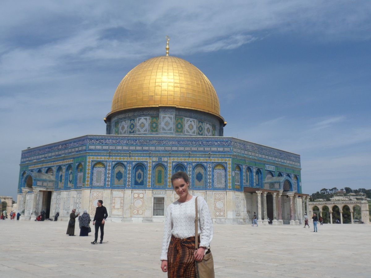 Daria on Temple Mount