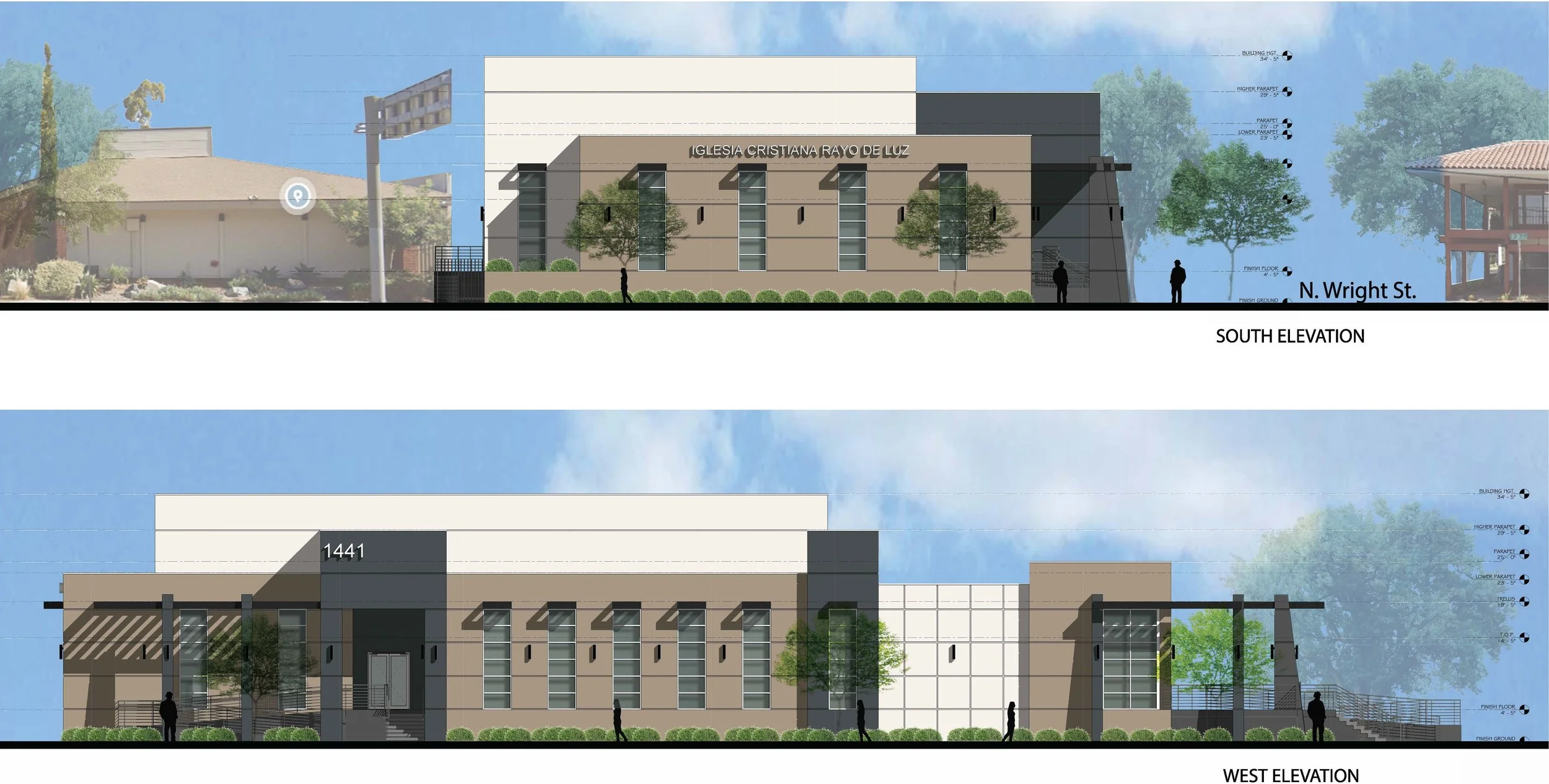 SOTUH AND WEST ELEVATIONS .jpg