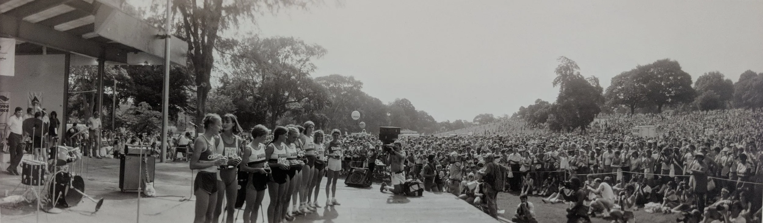 The celebration on Oak Hill