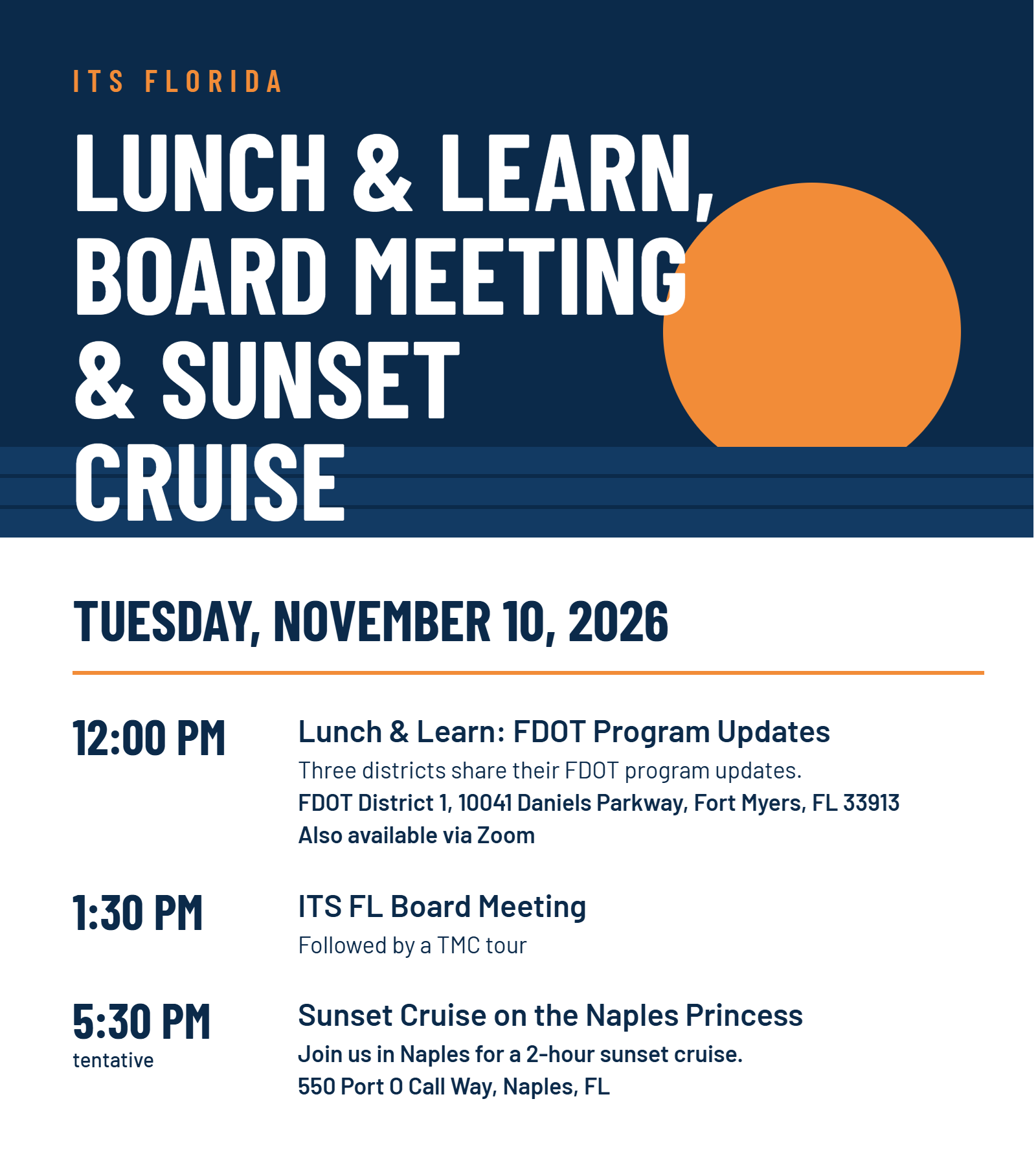 ITS Florida - November Lunch &amp; Learn