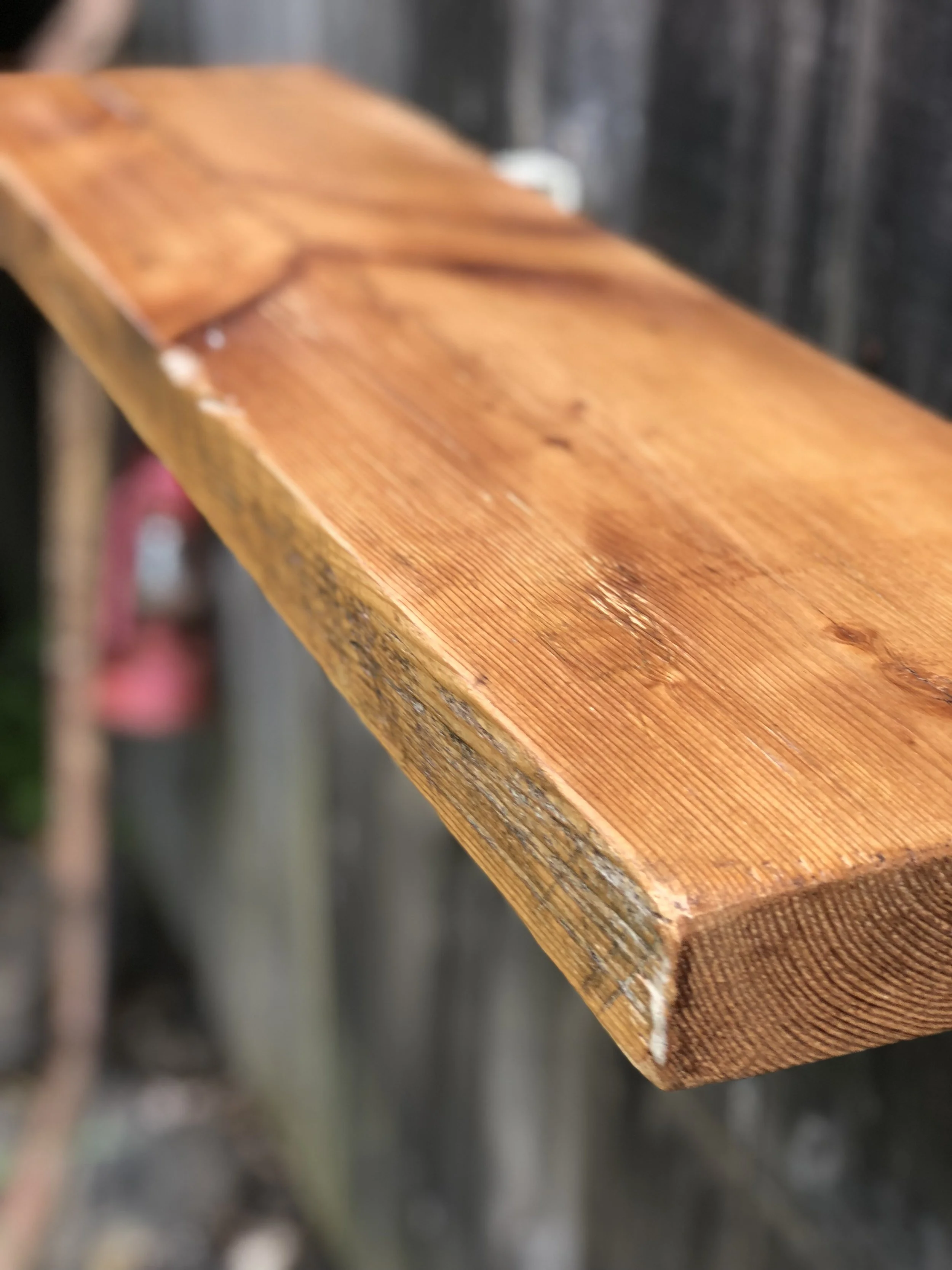 Reclaimed Barn Wood Shelving