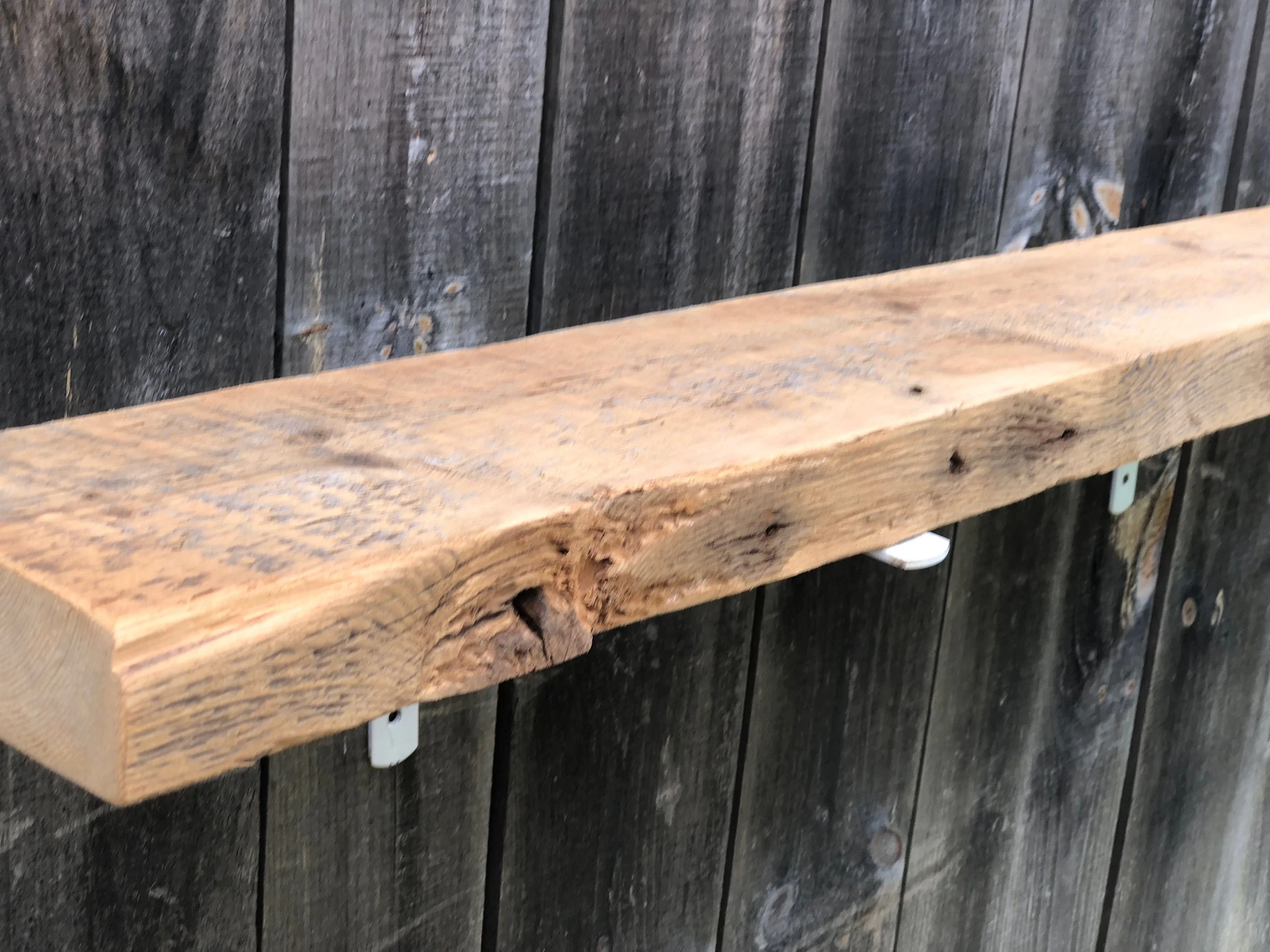 Reclaimed Barn Wood Shelf