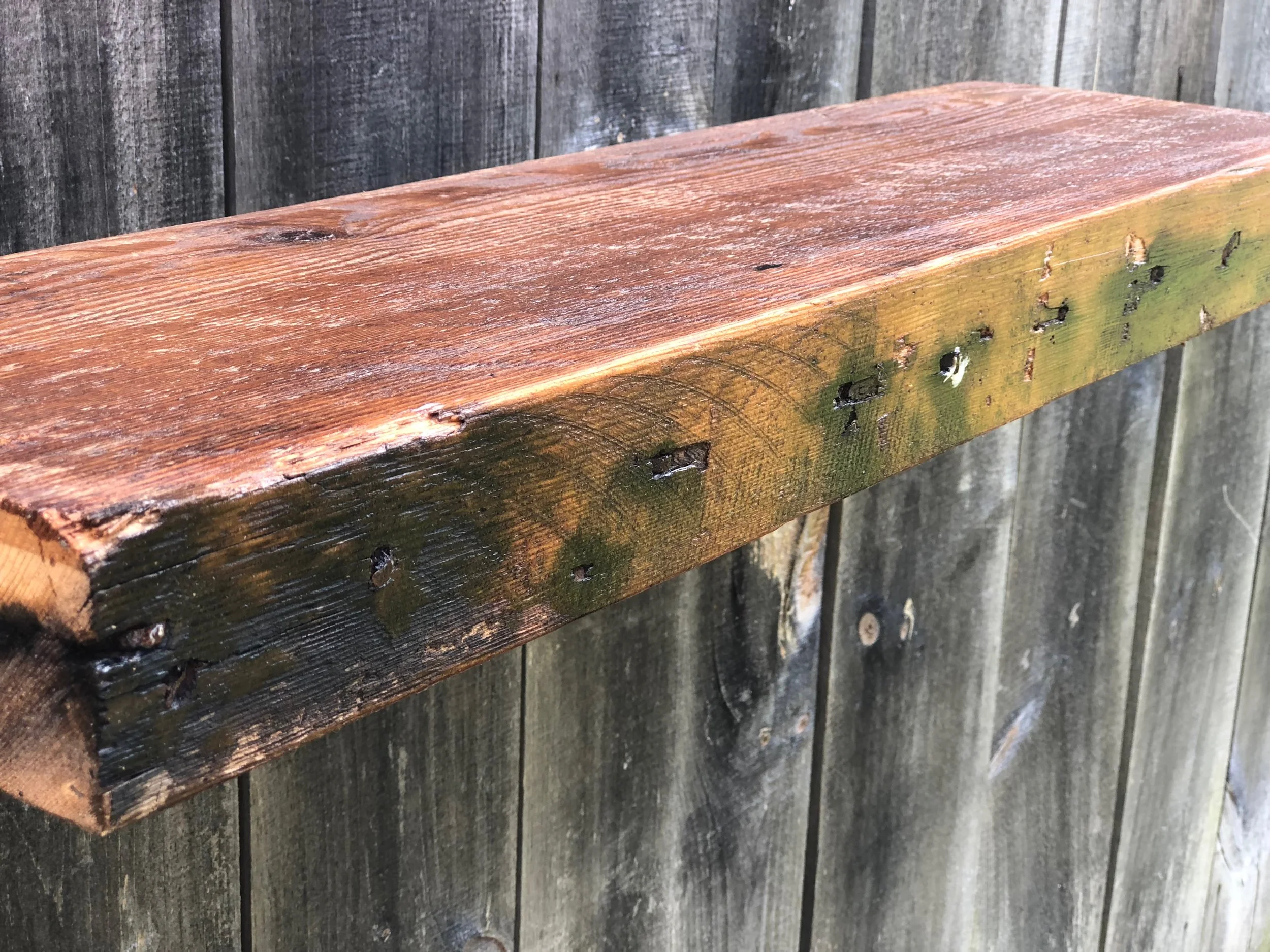 Reclaimed Barn Wood Shelfving