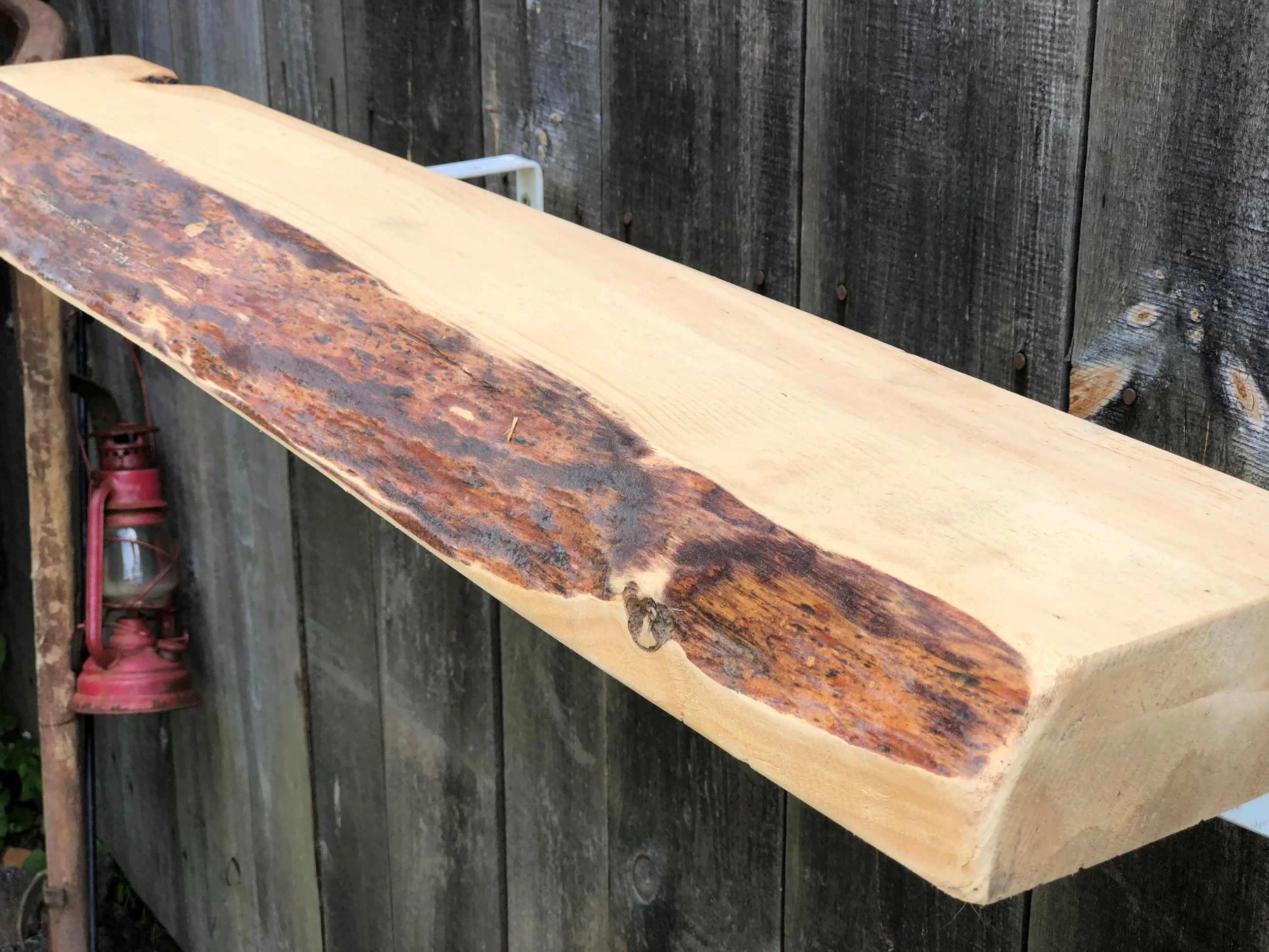 Pine Slab Shelf