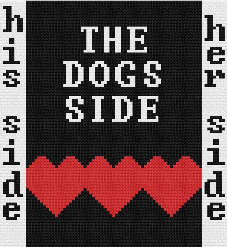 Dogs Side Afghan, C2C Crochet Pattern, Written Row by Row, Color Counts, Instant Download, C2C Graph, C2C Pattern, Graphgan Pattern, Corner to Corner, Graphgan, Crochet Pattern