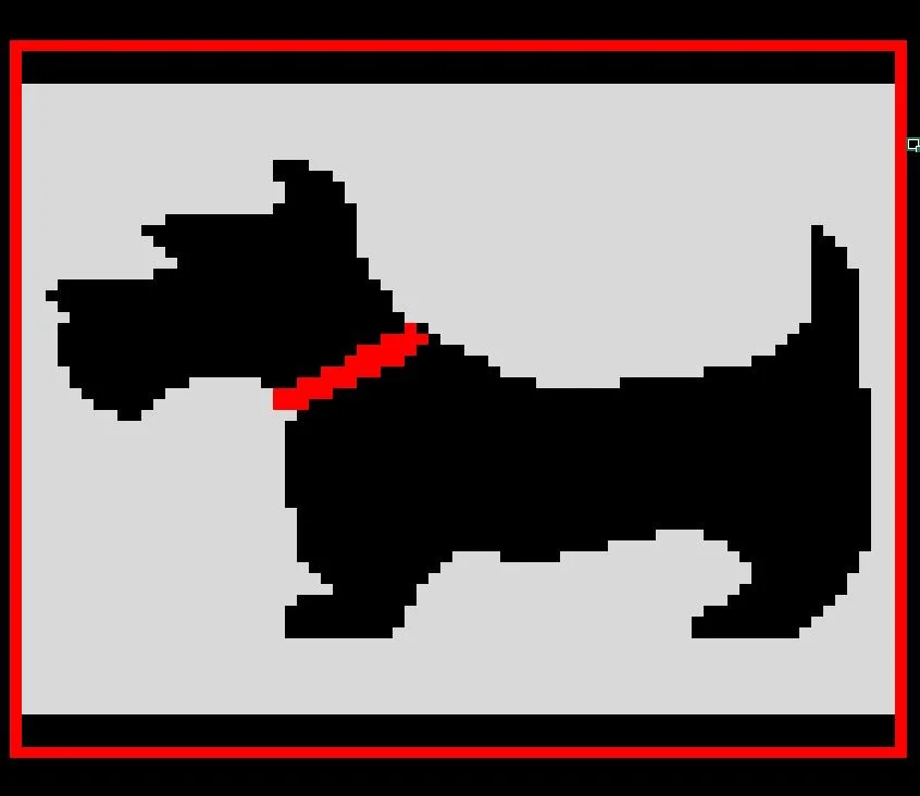 Scottie Afghan, C2C Graph with Written Word Chart