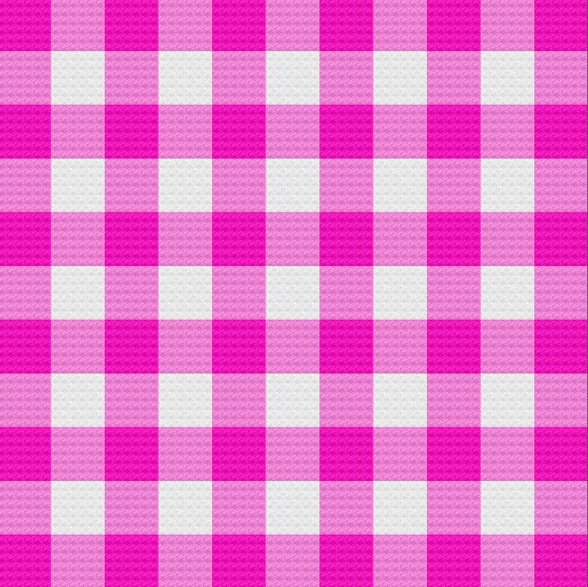 Pink Gingham Kids Afghan, C2C Crochet Pattern