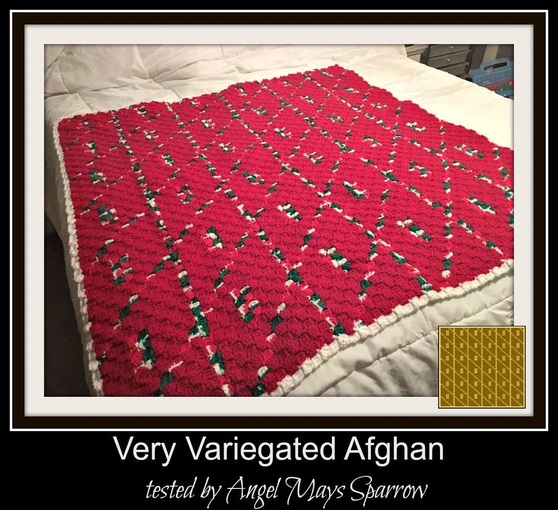 Very Variegated Afghan, C2C Graph