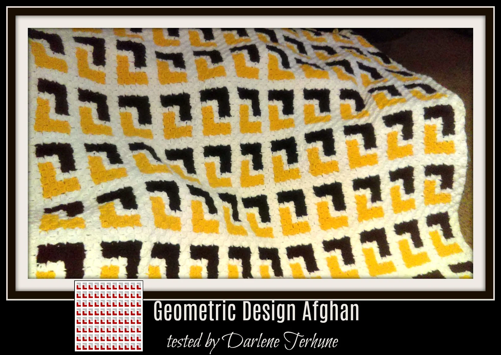 Geometric Design Afghan, C2C Graph