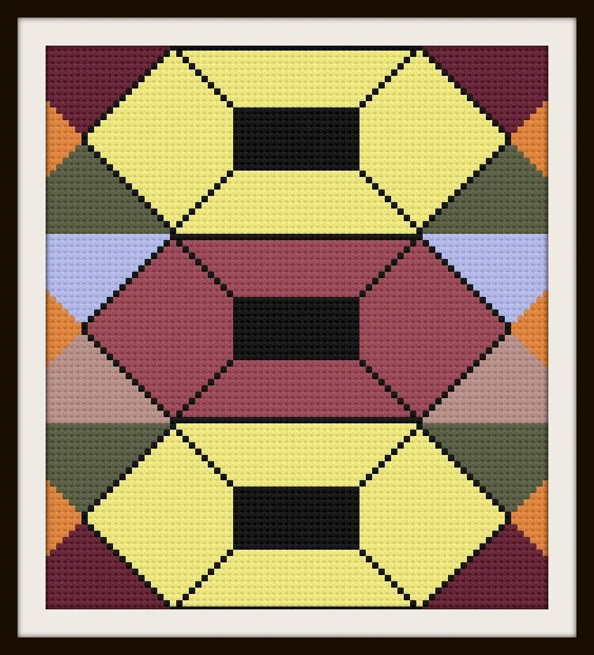 Autumn Kaleidoscope Afghan C2C Crochet Pattern