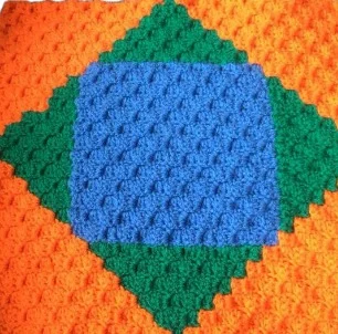 #1 Julia Quilt Square C2C Crochet Pattern