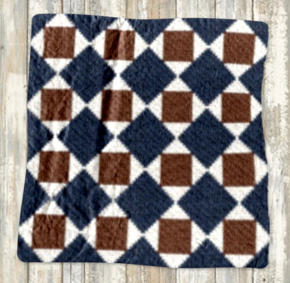 Marji Quilt Afghan, C2C Crochet Pattern