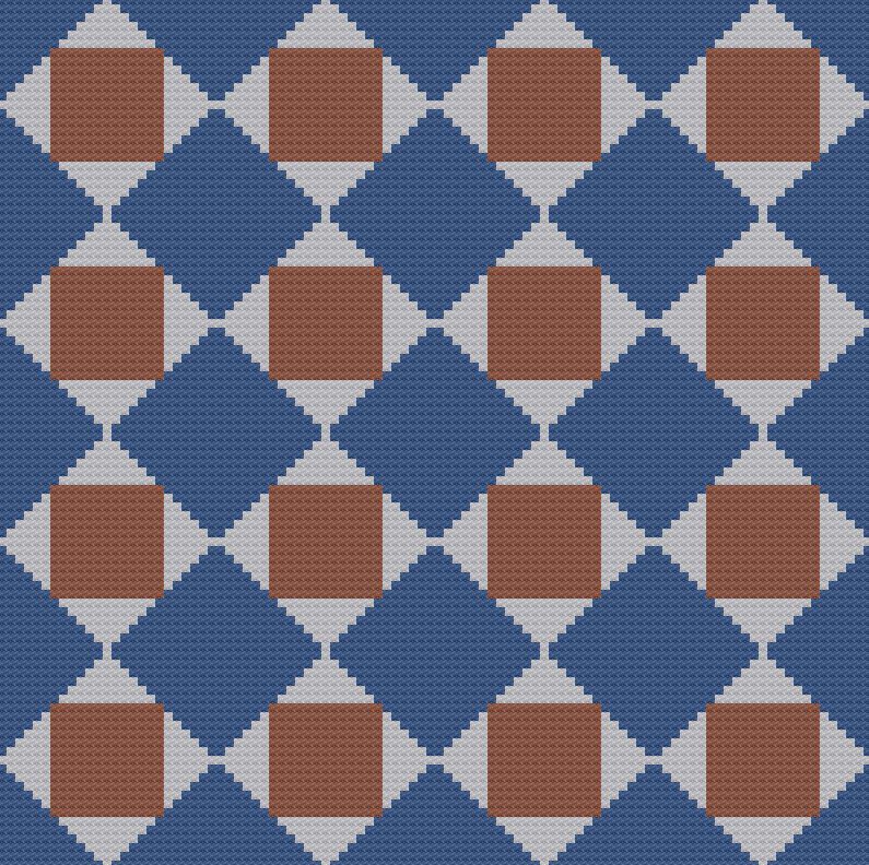 Marji Quilt Afghan, C2C Crochet Pattern