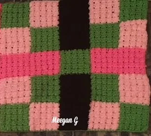 #2 Michele Quilt Square, C2C Crochet Pattern